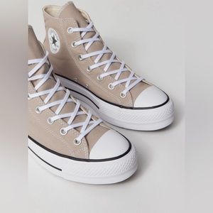 CONVERSE Chuck Taylor All Star Life Platform Sneaker - Wonder Stone +White/black